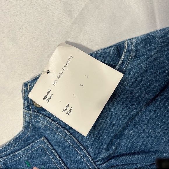 Vintage dead stock EZ Spirit overalls with embroidery - Picture 4 of 6